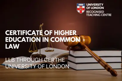 Certificate of Higher Education in common law CertHe